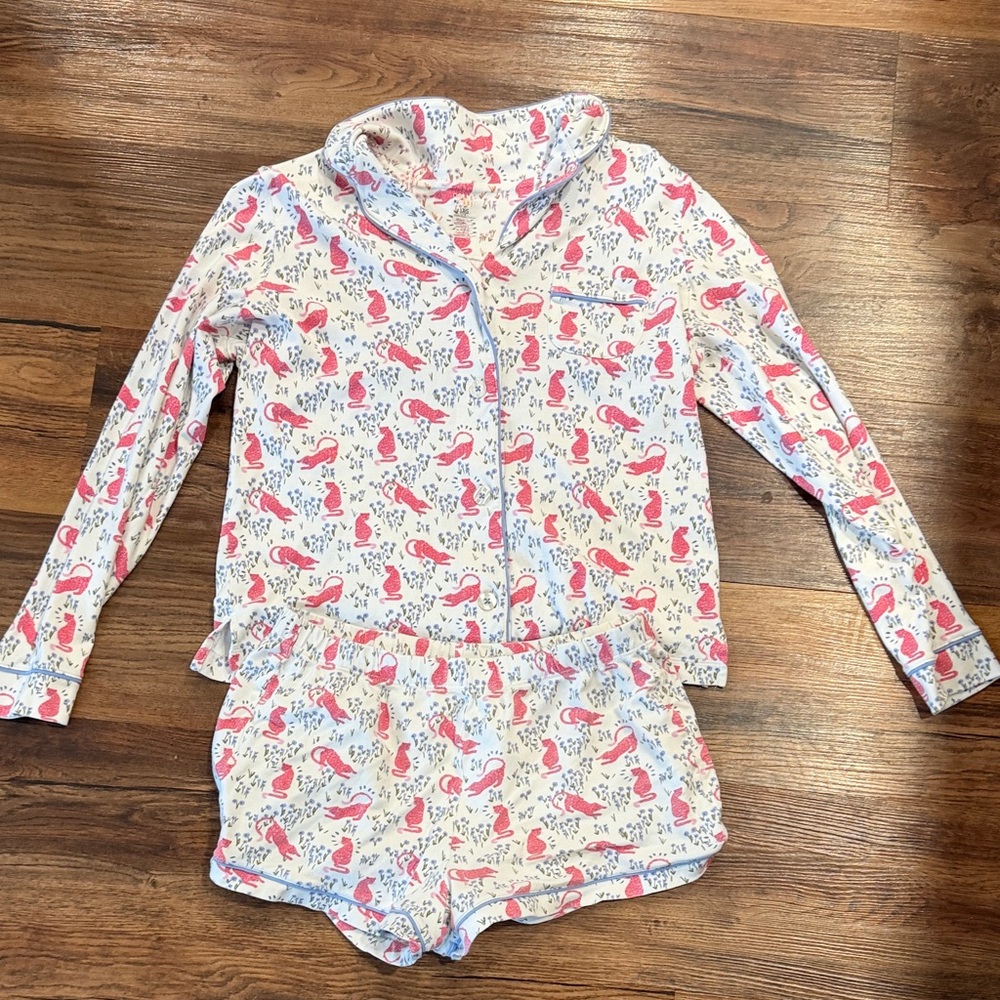 Roller Rabbit Cheetah Garden Pjamas